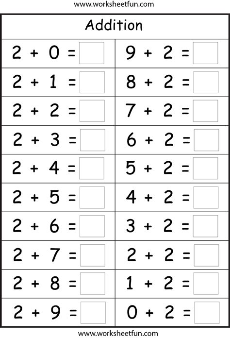 Basic Addition Facts 8 Worksheets Free Printable Worksheets Worksheets Library