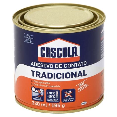 Cola Contato Cascola Tradicional sem Toluol 195g eFácil