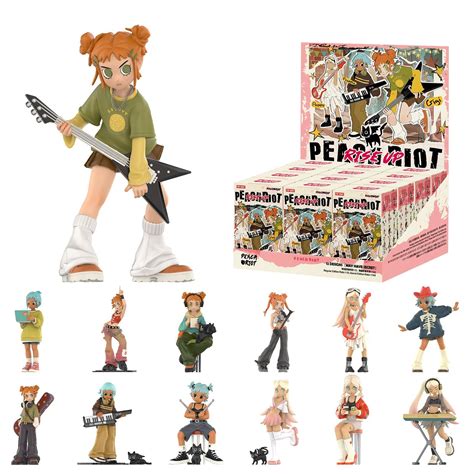 Pop Mart Peach Riot Rise Up Series Figures Random Design Mystery Toys