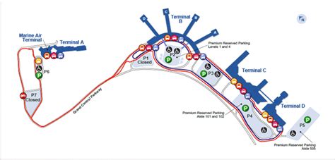 LGA Airport Terminal Map