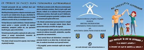 Informare Reguli De Urmat N Caz De Cutremur Prim Ria Buhoci