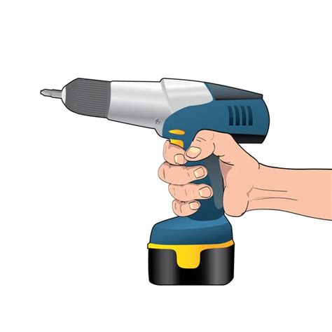 Red Cordless Drill Stock Vector Image By ©i3alda 7024972