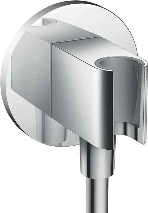 Hansgrohe Fixfit Hand Shower Holder Wall Outlet Hose Connection Round