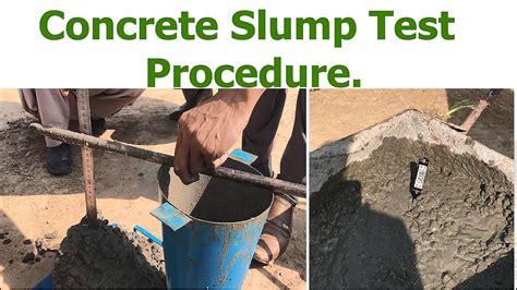 Concrete Slump Test Procedure Youtube