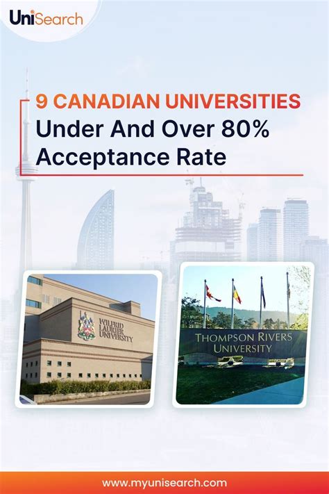 9 Canadian Universities Under And Over 80 Acceptance Rate Canadian Universities Higher