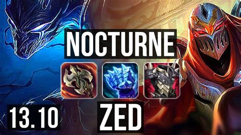 Nocturne Vs Zed Mid M Mastery Games Rank