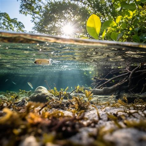 Il Y A Un Poisson Qui Nage Dans L Eau Ai G N Rative Photo Premium