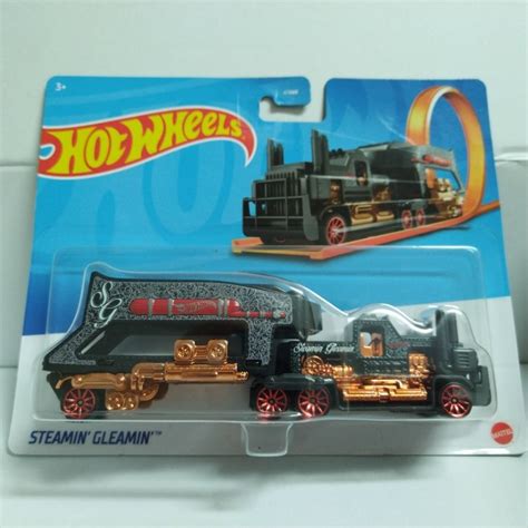 Hot Wheels Steamin Gleamin Tracks Star Classic Fierce Steam Punk Train Truck Shopee Malaysia