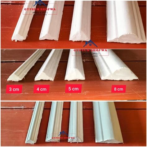 Jual Jabodetabek Wall Moulding Polos List Gypsum Hiasan Dinding