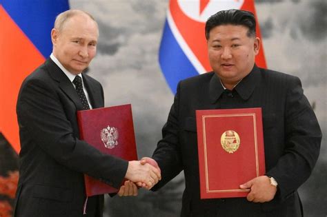 Russias Putin And North Koreas Kim Sign Mutual Defense Pact Gma