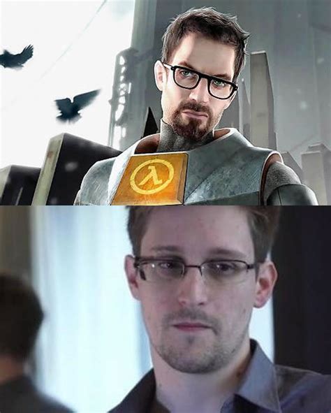 Edward Snowden Is Gordon Freeman The Adventures Of Accordion Guy