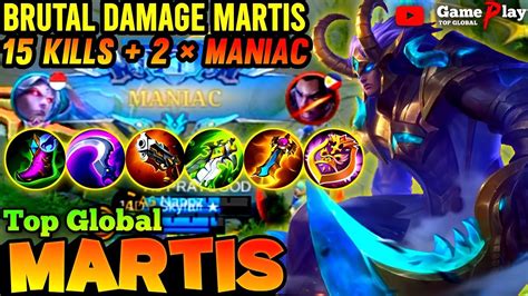 Best Build Martis Full Damage Martis Gameplay Top Global