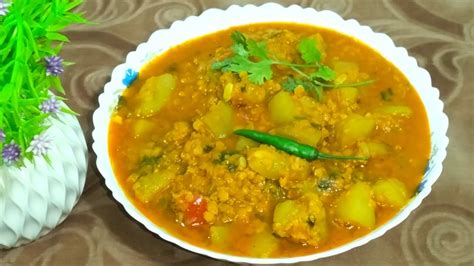 ডাল দিয়ে লাউ রান্না।mosurer Dal Diye Lau Rann।lentils With Bottle Gourd Recipe By Nipa Daily