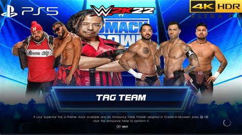 Wwe 2k22 Ps5 Nakamura And Hit Row Vs Legado Del Fantasma Six Man Tag Team Oct 28 2022