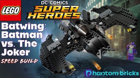 Lego Dc Super Heroes Batwing Batman Vs The Joker Speed Build