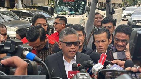 Sekjen PDIP Hasto Kristiyanto Segera Lapor Dewan Pers Usai Diperiksa