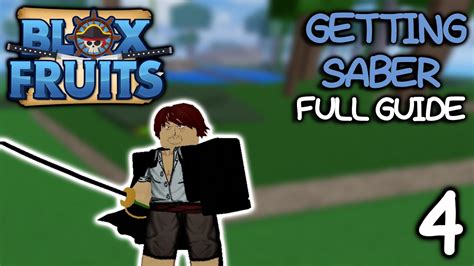 How To Get Legendary Saber Sword Blox Fruit Lets Play Episode 4