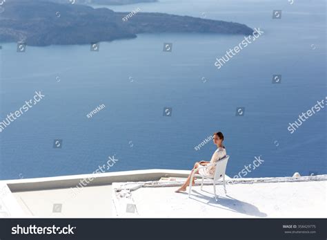 Beautiful Sexy Brunette Bride Robe Sitting Stock Photo Shutterstock