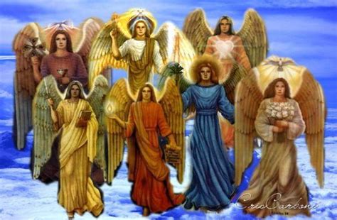 Seven Archangels Michael Gabriel Raphael Uriel Chamuel Zadquiel