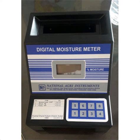 Digital Grain Moisture Meter At Best Price In Vadodara National Agri