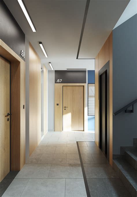 Apartment Corridor Lobby Entrance Corridor Design Door Design