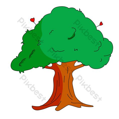 Love Tree Drawing Illustration PNG Images | PSD Free Download - Pikbest