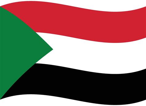 Sudan flag wave. Flag of Sudan. Sudan flag 27002907 Vector Art at Vecteezy