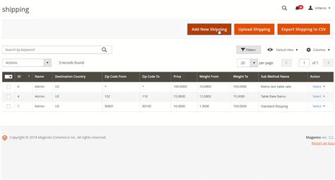 How To Config Multiple Table Rate Shipping In Magento 2 FireBear