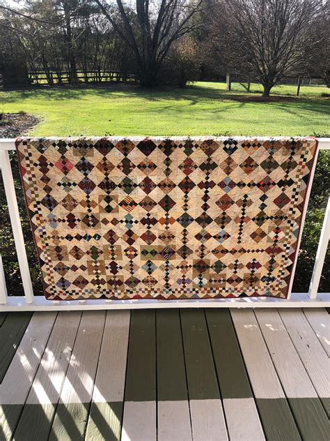 Civil War Reproduction Lap Quilt All Boxed In Etsy