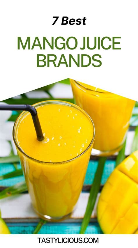 7 Best Mango Juice Brands For Refreshing Taste