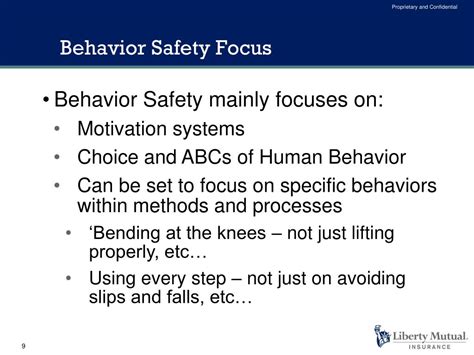 Ppt Behavior Based Safety Basics Overview Powerpoint Presentation