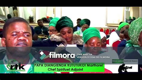 Msge Papa Diangienda Kututukidi Marthorel Lundi D Cembre Youtube