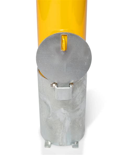 Removable Bollard Mm Diameter Cast In Sleeve Padlock