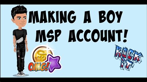 Making A Boy Msp Account Ii L Msp Youtube