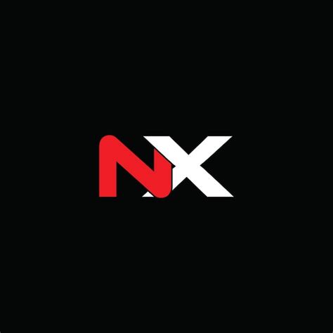 Dise O Creativo Del Logotipo De La Letra Nx Con Gr Fico Vectorial