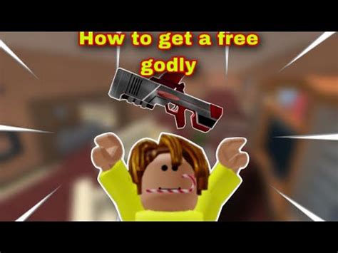 How To Get A Free Godly Mm2 Roblox YouTube