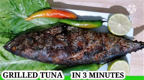 Grilled Tuna In 3 Minutes Quick And Easy Pinoy Recipe Expat Mix Vlog Youtube