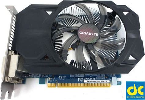 Vga Gigabyte Gtx 750 Ti 2g N75td5 2gi Ddr5 128 Bit 1 Fan Card