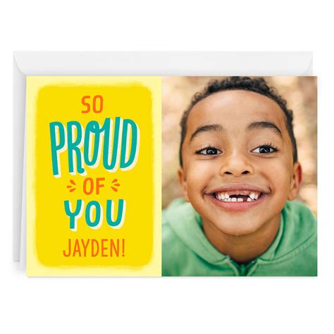 Personalized So Proud of You Photo Card - Greeting Cards | Hallmark