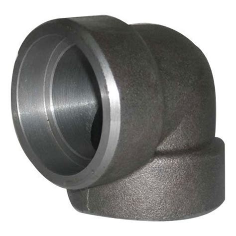 Nascent Silver Stainless Steel Socket Weld Street Elbow Fitting 304H