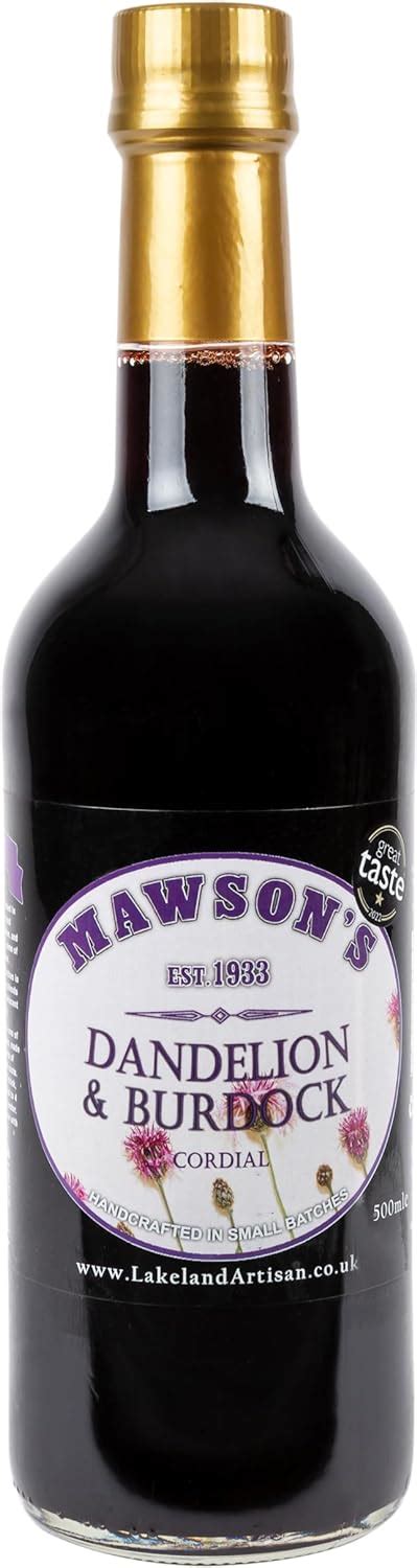 Mawson S Dandelion Burdock Cordial Original Recipe Herbal Flavours