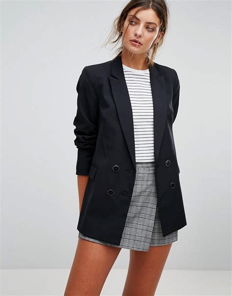 Stradivarius Double Breasted Blazer Shopperboard