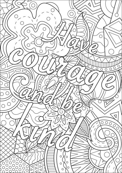 Be Strong And Courageous Coloring Page Free Printable Coloring Pages