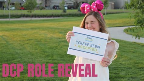 Dcp Acceptance Role Reveal Disney College Program Youtube