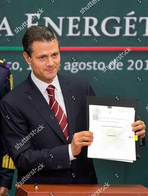 Enrique Pena Nieto Mexicos President Enrique Editorial Stock Photo