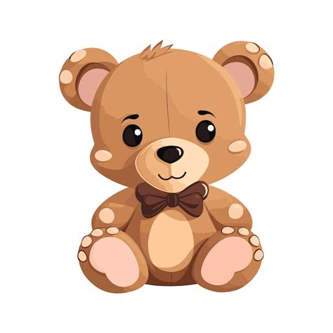 Premium Vector Cute Teddy Bear Vector Illustration