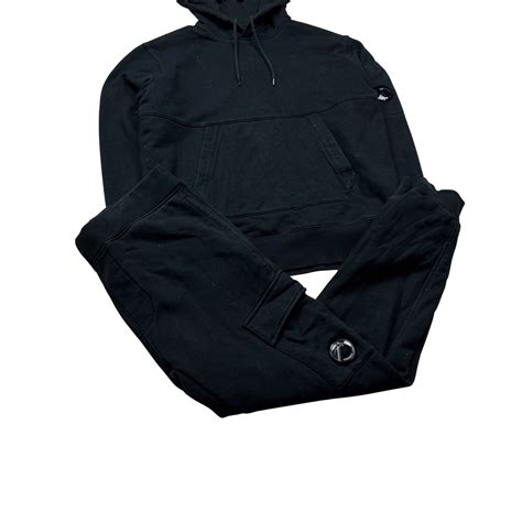 Cp Company Black Tracksuit Set Medium Mats Island