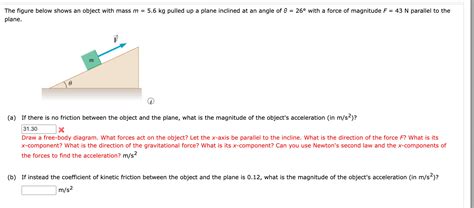 Solved The Figure Below Shows An Object With Mass M Kg Chegg