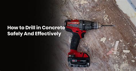 How To Drill Into Concrete Floor Flooring Guide By Cinvex