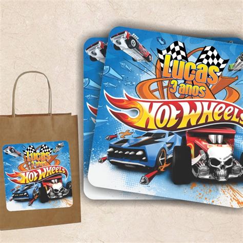 Adesivo Sacola Hot Wheels Elo Produtos Especiais